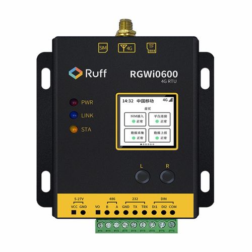 ruff低成本工業物聯網數采網關 工廠遠程監控 市政能耗管理